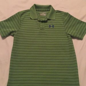 Boys UnderArmour dry fit polo top
